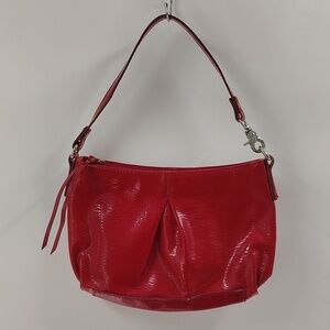 Victoria's Secret Red PATENT LEATHER Shoulder Bag Vintage